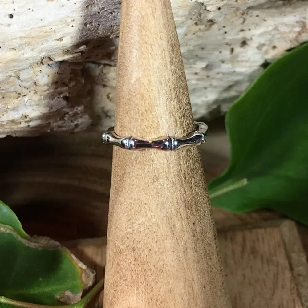 Bamboo Sterling Silver Toe Ring